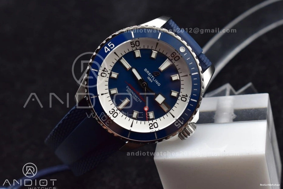 Edition Rubber 1:1 A on 42 SuperOcean Best SS Strap BLSF Dial 1168 Automatic Blue Contemporary Blue 1210